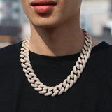 20MM ICED CUBAN CHAIN - GOLD