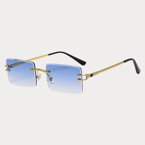 Blue Lenses / Gold Frame