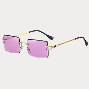 Purple Lenses / Gold Frame