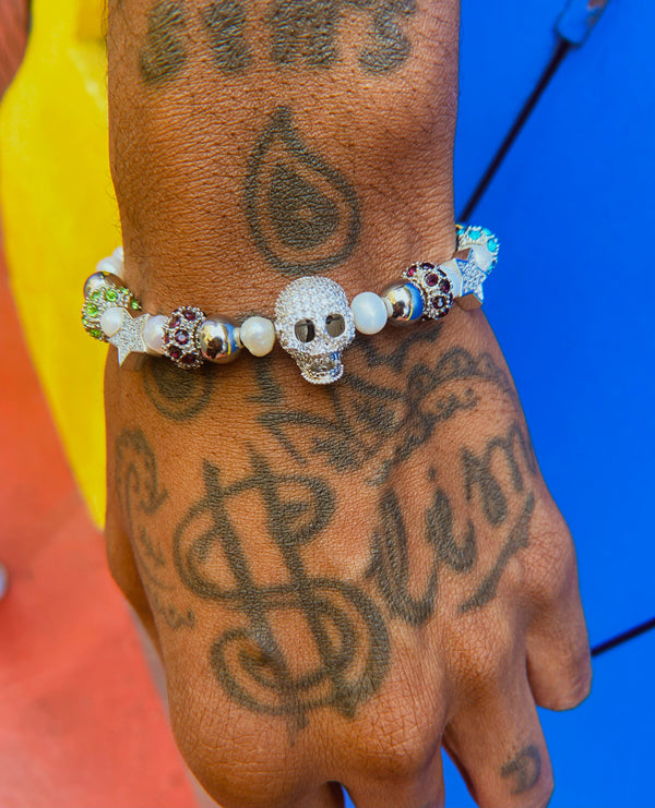 Rockstar silver bracelet