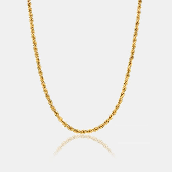 ROPE CHAIN 5MM - Solid Gold