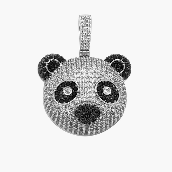 Iced Panda Pendant – WHITE GOLD