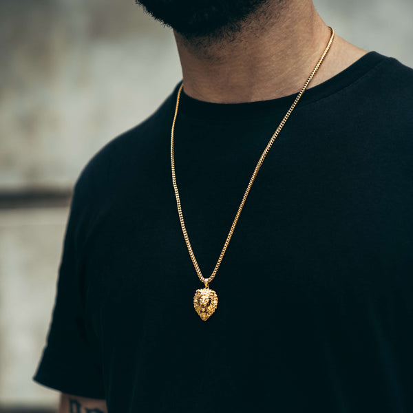 Lion Necklace - Gold