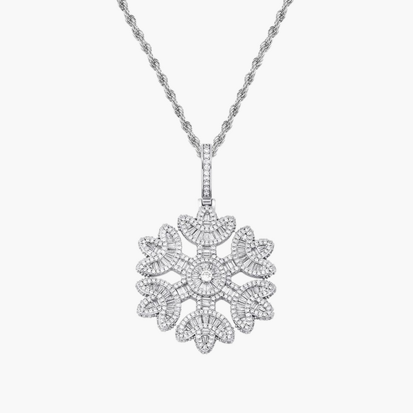 SNOWFLAKE PENDANT – WHITE GOLD