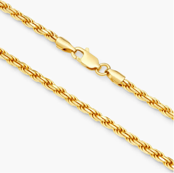 5MM Rope Chain - Gold