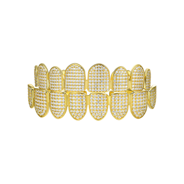 Iced Out Gold Grillz - Gold