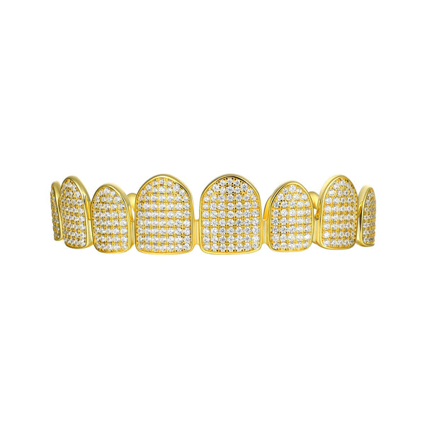 Iced Out Gold Grillz - Gold