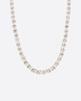 BAGUETTE TENNIS CHAIN - 6MM  GOLD