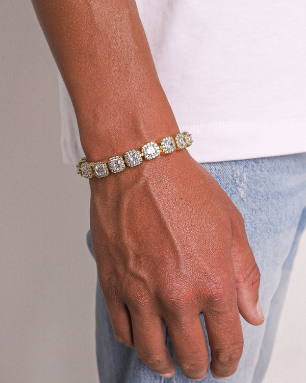 Clustered VVS Bracelet  - Gold