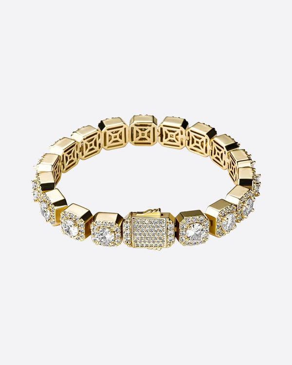 Clustered VVS Bracelet  - Gold