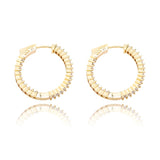 BAGUETTE EARRINGS –  GOLD