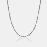 5MM Rope Chain - White Gold