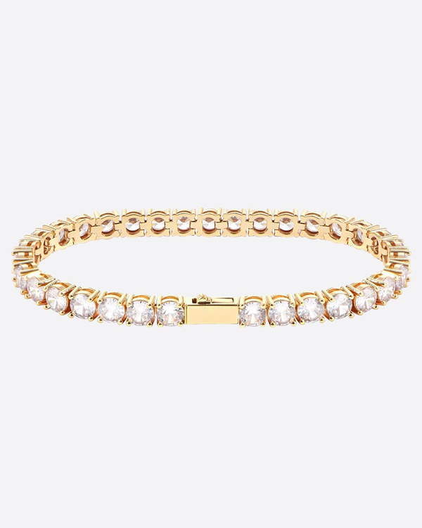 5MM VVS TENNIS bracelet  - Gold